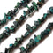 Natural Blue Green Turquoise Nugget Chips Beads Size 5-8mm 34'' Strand