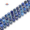 Natural Lapis Faceted Rubik's Cube Beads Size 8-9mm 15.5'' Strand