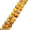 2.0mm Large Hole Golden Tiger's Eye Smooth Round Beads 6mm 8mm 10mm 15.5" Strand