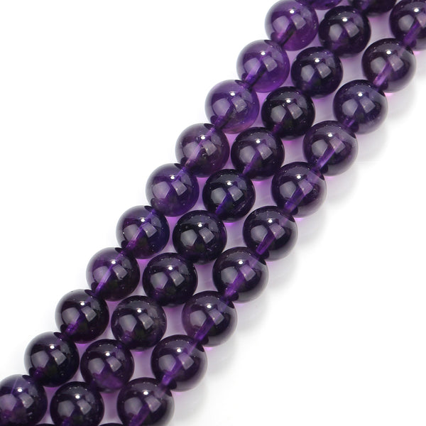 18pcs Tube 8x10 mm Rondelle Beads Amethyst AB – Kara's Beads
