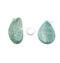 Green Amazonite Pendant Teardrop or Irregular Shape Size 50-60mm