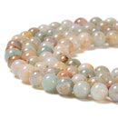 Natural Opalite Mica Smooth Round Beads Size 6mm 8mm 10mm 15.5'' Strand
