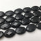 black onyx faceted oval shape beads 