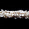Fresh Water Pearl White Keshi Biwa Pebble Nugget Top Drill Beads 10-12mm 14"Strd