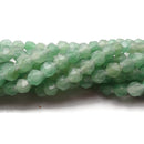 2.0mm Hole Green Aventurine Star Cut Beads Size 8mm 8 '' Strand