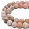 Natural Pink Opal Faceted Large Round Beads Size 16mm 18mm 15.5" Strand