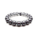 Gray Shell Pearl Bracelet Matte Round Size 8mm 10mm 7.5" Length 209#