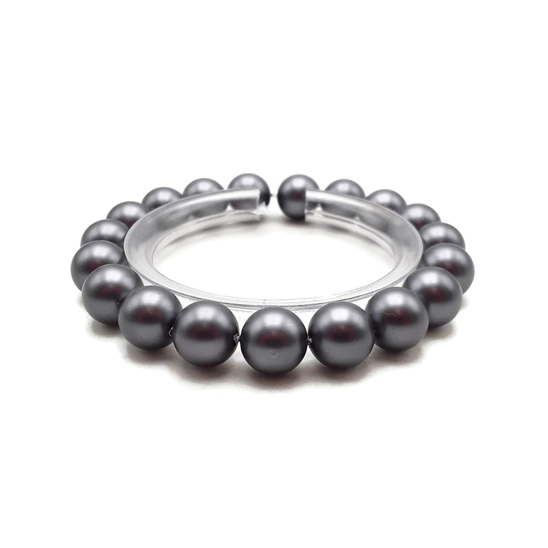 Buy Estele Rhodium Plated Enchanting Pearl Bracelet for Women Online