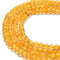 natural amber smooth round beads