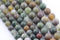 large hole indian agate matte round beads