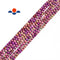 purple sea sediment jasper smooth round beads