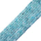 Light Blue Apatite Faceted Round Beads Size 2mm 3mm 4mm 15.5" Strand