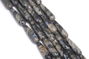 gray opal faceted teardrop beads