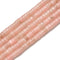 Chinese Pink Opal Heishi Rondelle Discs Beads Size 2x4mm 15.5'' per Strand
