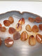 carnelian teardrop shape beads