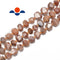 natural peach moonstone faceted nugget chunk beads 