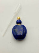 Lapis Lazuli Essential Oil Necklace Perfume Bottle Pendant Size 24x40mm