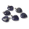 02 Natural Gemstone Heart Shape Charm Pendant Size 20mm 6PCS Per Bag Sold by Bag