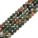 Natural Indian Agate Faceted Star Cut Beads Size 8mm 15.5" Strand