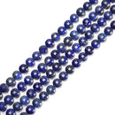 Natural Lapis Faceted Coin Beads Size 8mm 15.5'' Strand