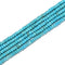 Blue Turquoise Faceted Rondelle Beads Size 2x3mm 3x4mm 15.5'' Strand