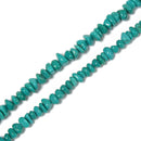 Dark Green Magnesite Turquoise Nugget Beads Size 6-8mm 8-12mm 15.5'' Strand