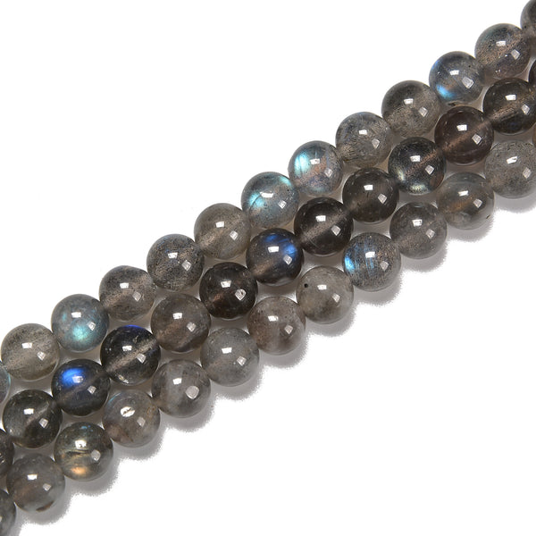 Top Quality Labradorite Smooth Round Beads Size 4mm 6mm 8mm 10mm 15.5'' Strand