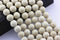 2.0mm Large Hole River Stone Matte Round Beads 6mm 8mm 10mm 15.5" Strand