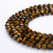 yellow Tiger's eye faceted star cut beads