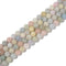 Light Color Morganite Smooth Round Size 6mm 8mm10mm 11mm 12mm 14mm 15.5" Strand