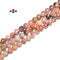 Natural Pink Opal Faceted Coin Beads Size 6mm 15.5'' Strand