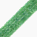 Green Dyed Agate Faceted Cube Beads Size 5.5mm 15.5'' Strand