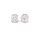 925 Sterling Silver Hollow Octagonal Beads Size 8mm 5pcs per Bag