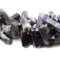 Natural Amethyst Graduated Top Drill Faceted Points Beads 30-40mm 15.5" Strand