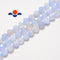 blue lace agate faceted star cut beads