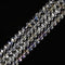 Clear AB Crystal Glass Heart Shape Beads Size 8mm 10mm 15.5'' Strand