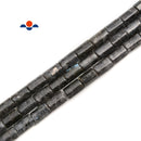 Larvikite Labradorite Faceted Cylinder Tube Beads Size 10x14mm 15.5'' Strand