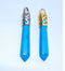 blue howlite turquoise pendant gold silver plated 