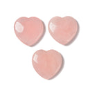 Rose Quartz Heart Shape Size 40mm Sold Per Piece