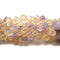 Natural Ametrine Faceted Rondelle Beads 5x7mm 7x12mm 15.5" Strand