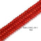 Red/Black/Green/White Glass Crystal Smooth Rondelle Beads 5x8mm 15.5'' Strand