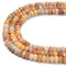 Natural Crazy Agate Hard Cut Faceted Rondelle Beads Size 5x8mm 15.5'' Strand