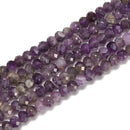 Natural Amethyst Faceted Rondelle Beads Size 3x5mm 3.5x5mm 15.5'' Strand