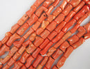 pink orange coral irregular branch tube