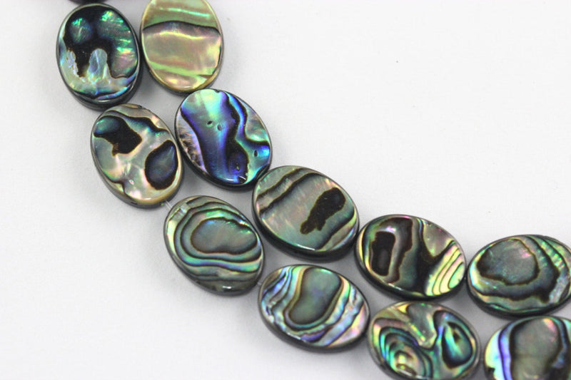 abalone oval shape beads