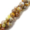 natural yellow opal smooth round beads