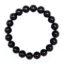 black onyx bracelet smooth round