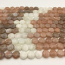 multi color moonstone smooth shape beads