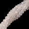 Natural Cream White Moonstone Faceted Rondelle Beads 4x6mm 5x8mm 15.5" Strand
