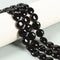 Black Onyx Smooth Puff Coin Beads Size 14mm 15.5'' Strand